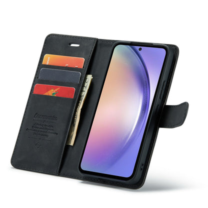 Samsung Galaxy A35 Hoesje - Charcoal Gray - 2 in 1 Bookcase
