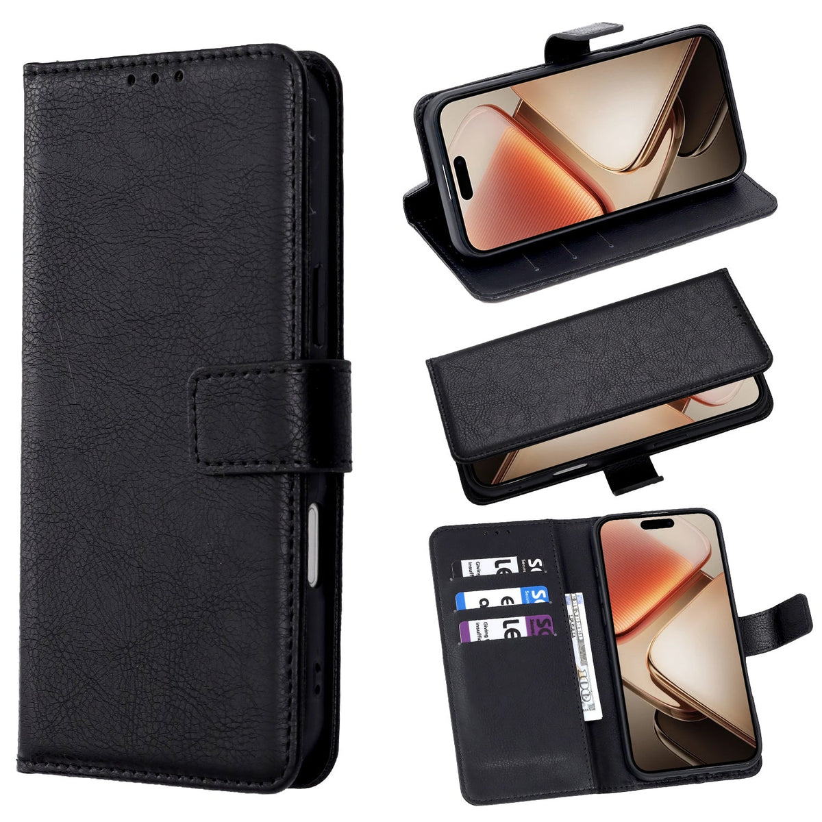 Xiaomi Redmi 15C Hoesje - Zwart - Bookcase