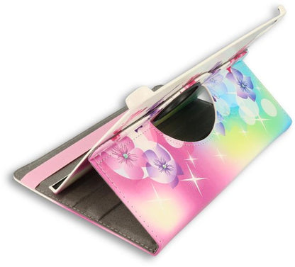 Apple iPad Air 4 10.9 (2020) Tablet Case - Flowers and Butterflies - Rotating Folio Case