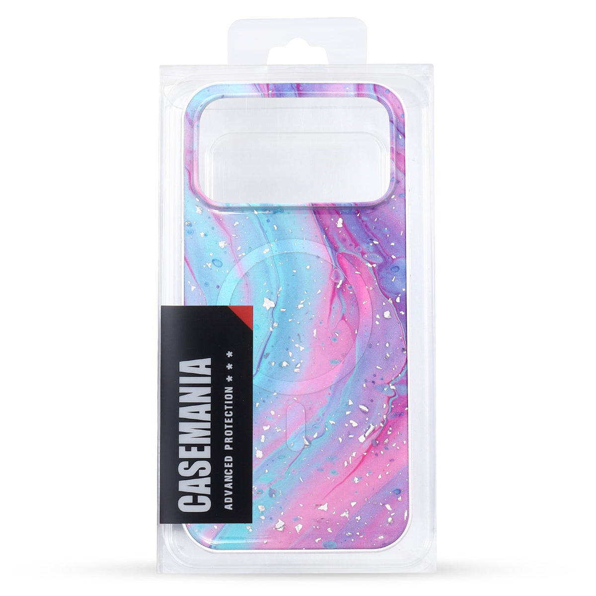 Apple iPhone 18 Pro Hoesje - Unicorn - Marmer Glitter MagSafe Back Cover