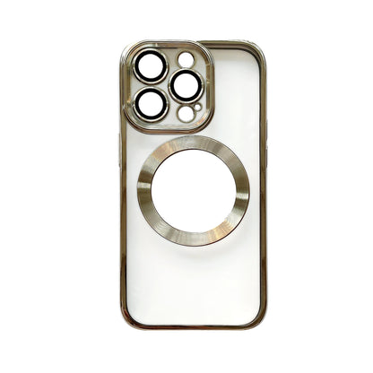 Apple iPhone 15 Pro Hoesje - Goud - Siliconen MagSafe Back Cover
