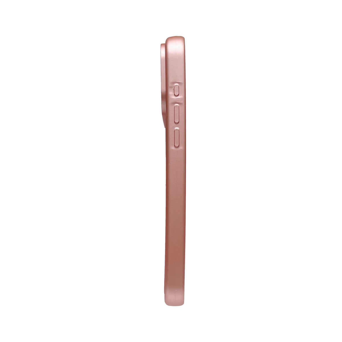Apple iPhone 17 Pro Max Hoesje - Metallic Roze - Matte Siliconen MagSafe Back Cover