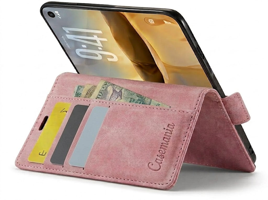 Apple iPhone Duo Hoesje - Pale Pink - Dunne Bookcase