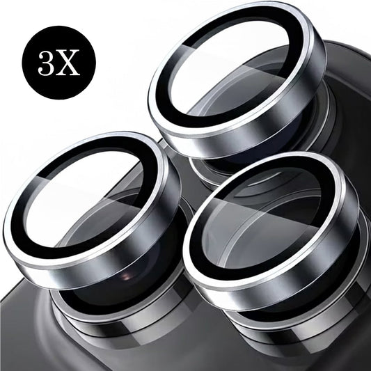 Apple iPhone 17 Pro Max Kameraschutz - Silber - 3 Stück