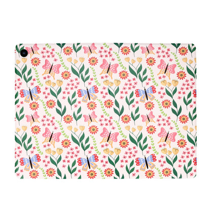 Samsung Galaxy Tab A11 Plus Tablethoes - Bloemen - Smart Cover