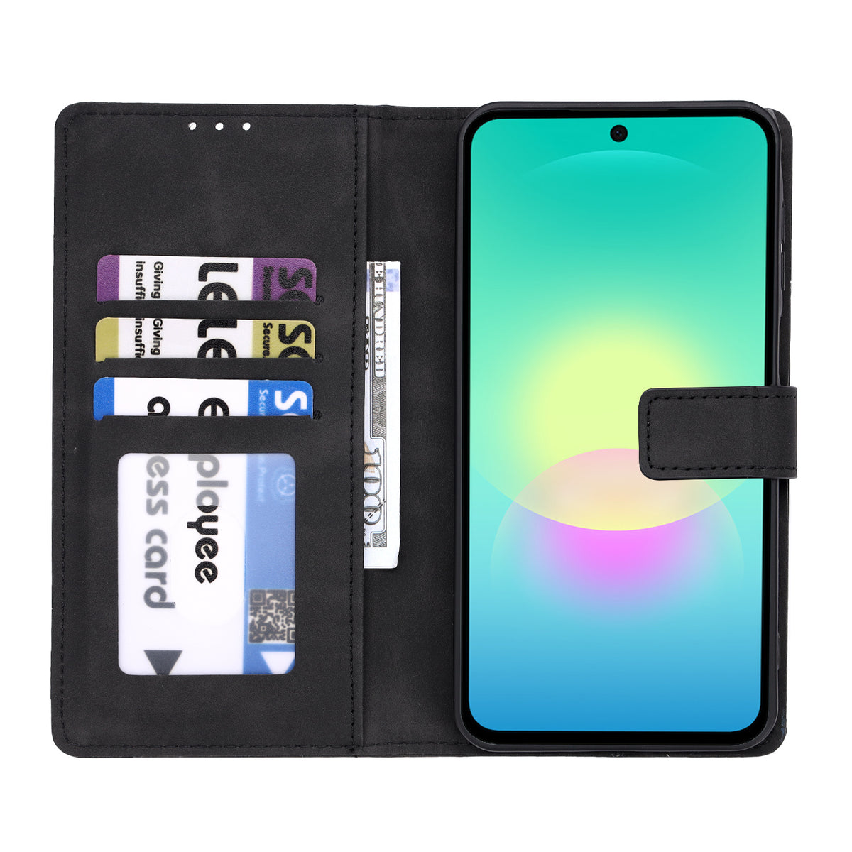 Samsung Galaxy A27 Hoesje - Charcoal Gray - Portemonnee Bookcase