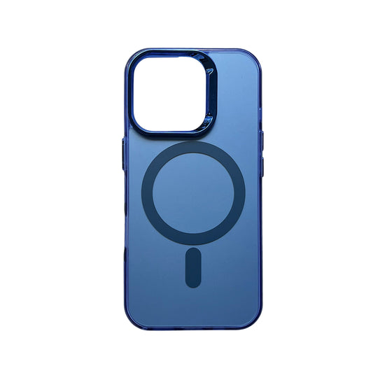 Apple iPhone 16 Pro Hoesje - Blauw - Fusion Armor MagSafe Back Cover