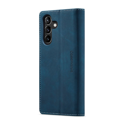 Samsung Galaxy S24 Plus Hoesje - Navy Blue - Dunne Bookcase