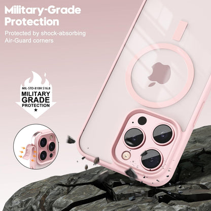 Apple iPhone 16 Pro Hoesje - Roze - Bumper MagSafe Back Cover