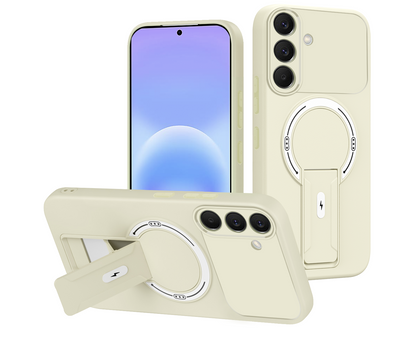 Samsung Galaxy A56 Hoesje - Wit - Siliconen MagSafe Back Cover