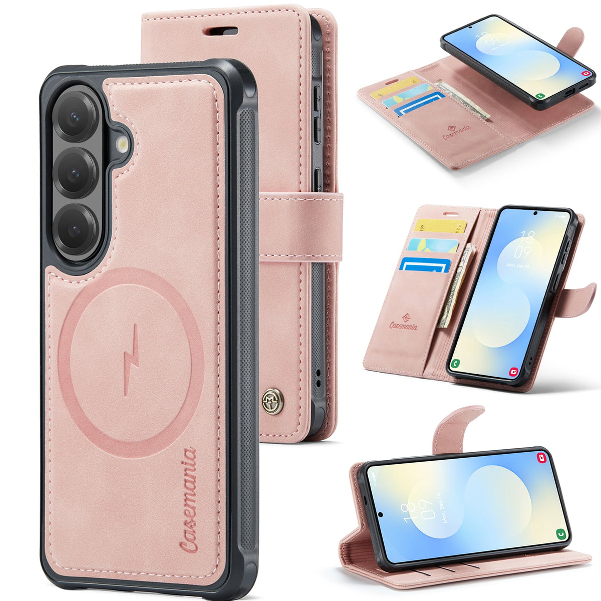 Samsung Galaxy A27 Hoesje - Pale Pink - 2 in 1 MagSafe Bookcase