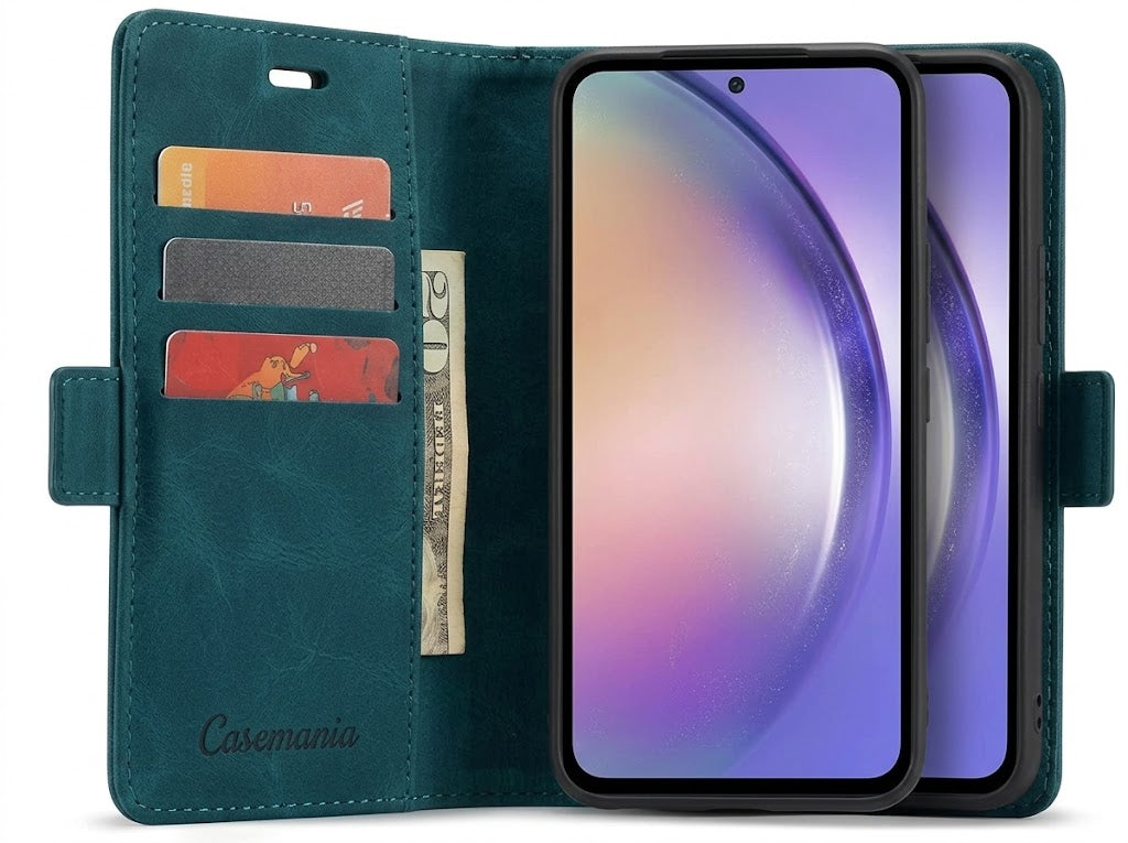 Apple iPhone Duo Hoesje - Emerald Green - Dunne Bookcase