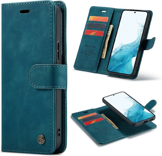 iPhone SE 2022 Hoesje - Emerald Green - 2 in 1 Bookcase