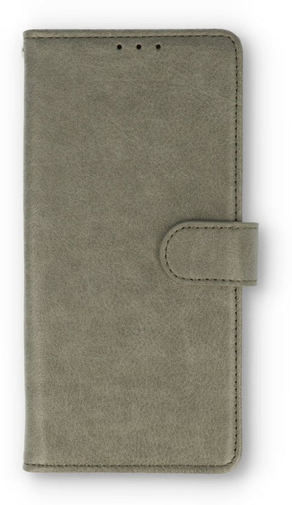 Samsung Galaxy S22 Plus Hoesje - Grijs - Luxe Bookcase