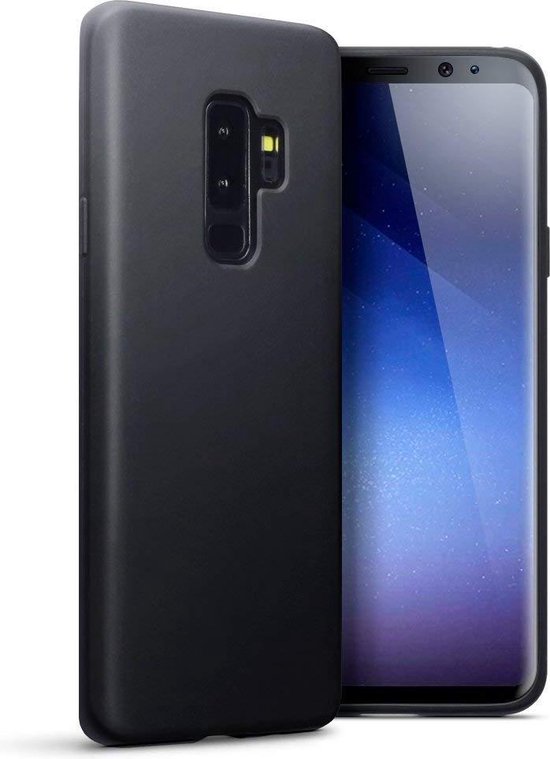 Samsung Galaxy S9+ Hoesje - Zwart - Siliconen Back Cover
