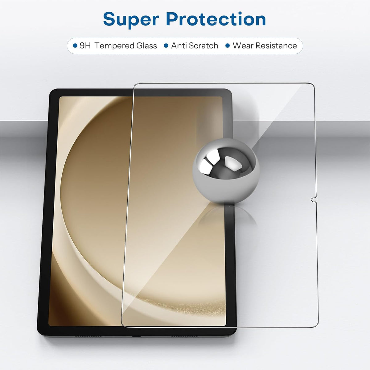 Samsung Galaxy Tab A9 Plus Screenprotector - Full Cover - 2 Stuks