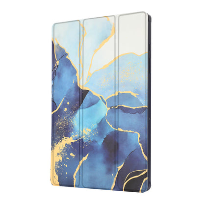 iPad Air 9.7 inch Tablethoes - Marmer Blauw - Smart Cover
