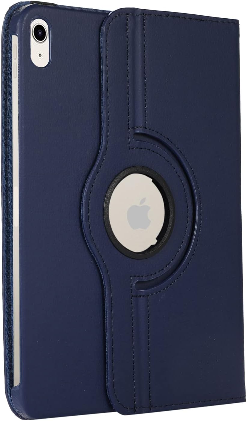 iPad A16 Tablet Case - Dark Blue - Rotating Folio Case