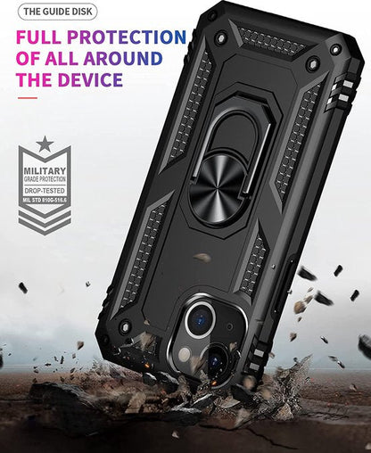 Apple iPhone 14 Plus Case - Black - Armor Kickstand Back Cover