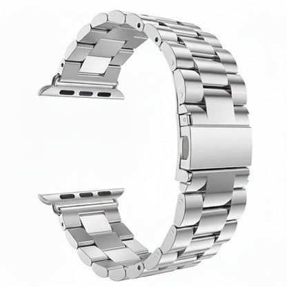 Apple Watch Bandje 38/40/41/42 mm - RVS Metalen Schakelband - Zilver