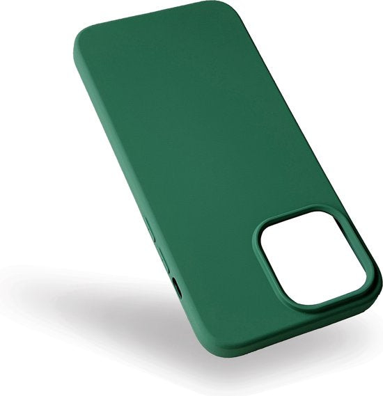 Apple iPhone 14 Pro Max Case - Dark Green - Silicone Back Cover