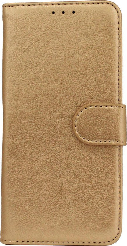 Apple iPhone 12 Mini Hülle - Gold - Luxus-Klapphülle mit Kartenfach
