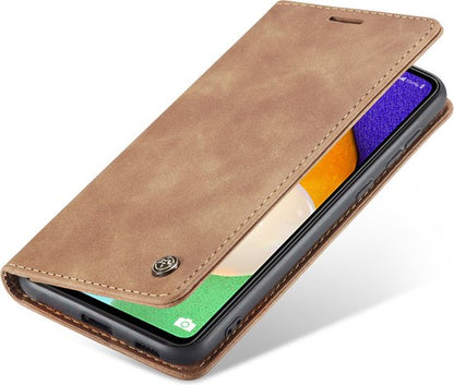 Samsung Galaxy A33 5G Hoesje - Sienna Brown - Dunne Bookcase
