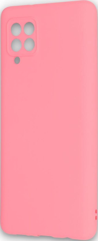 Samsung Galaxy A42 5G Hoesje - Roze - Siliconen Back Cover