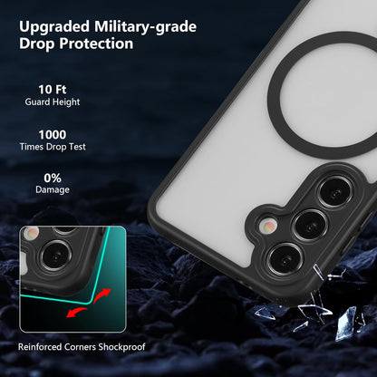Samsung Galaxy S24 FE Hoesje - Zwart - Matte Armor MagSafe Back Cover