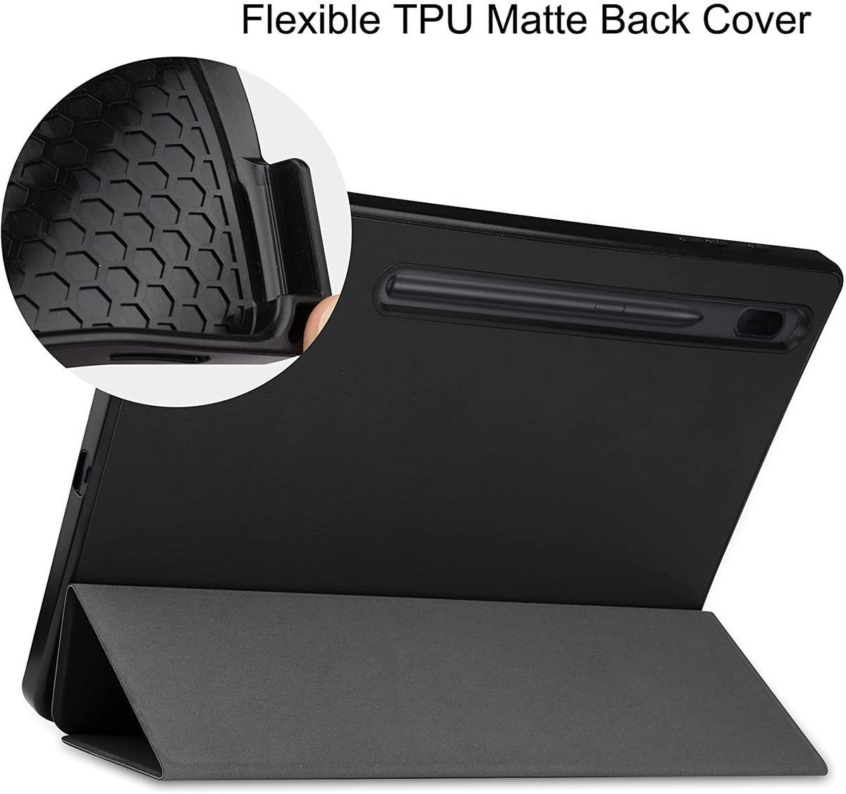 Samsung Galaxy Tab S8+ Tablethoes - Licht Groen - Smart Cover