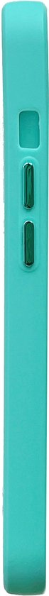 Apple iPhone 14 Hoesje - Turquoise - Siliconen Back Cover