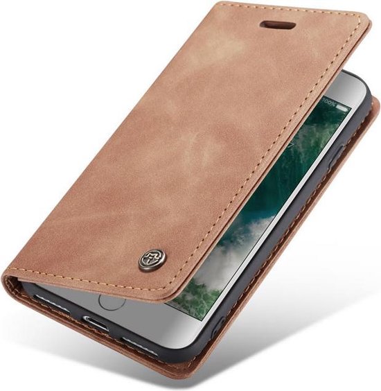 Apple iPhone 7 Case - Sienna Brown - Slim Wallet Case