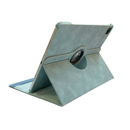 Apple iPad Pro 11 (2018) Tablet Case - Aqua Blue - Rotating Folio Case