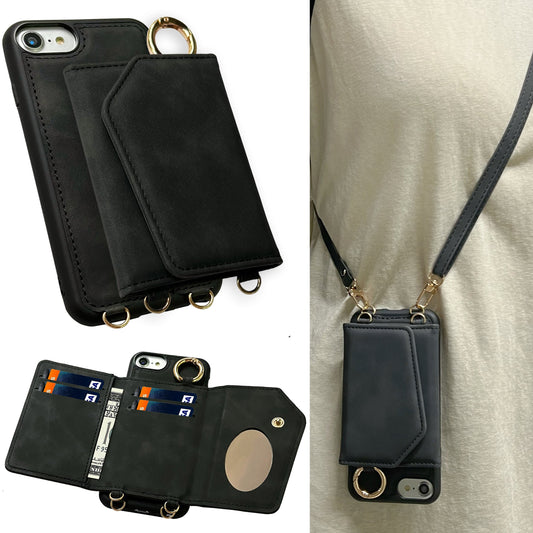 Apple iPhone SE 2022 Hülle - Charcoal Gray - Spiegel Backcover