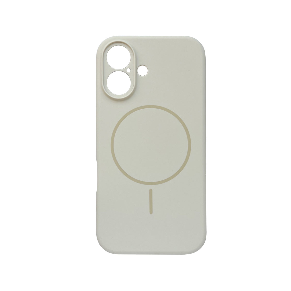 Apple iPhone 16 Plus Case - Beige - Liquid Silicone MagSafe Back Cover