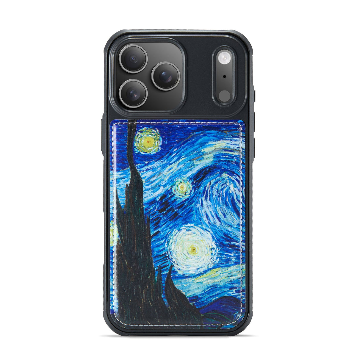 Apple iPhone 17 Pro Max Hoesje - De Sterrennacht - Kunstleer MagSafe Back Cover