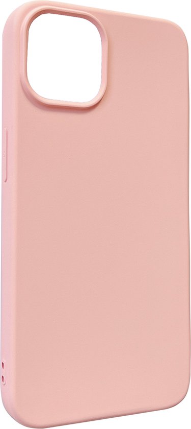 Apple iPhone 14 Hoesje - Roze - Matte Siliconen Back Cover