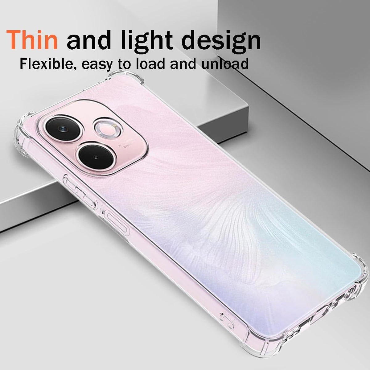 Oppo A5 Pro 5G Hoesje - Transparant - Anti-Shock Back Cover