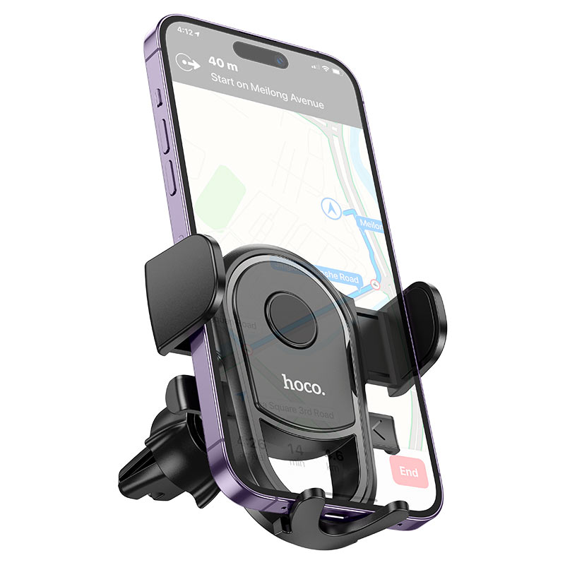 Hoco Telefoonhouder Auto Ventilatie - Zwart