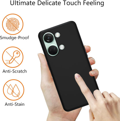 OnePlus Nord 3 Hoesje - Zwart - Siliconen Back Cover