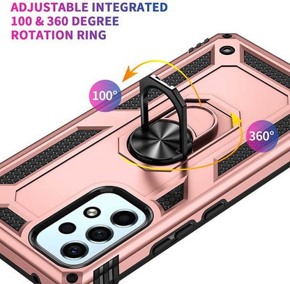 Samsung Galaxy A53 5G Hoesje - Roségoud - Armor Kickstand Back Cover