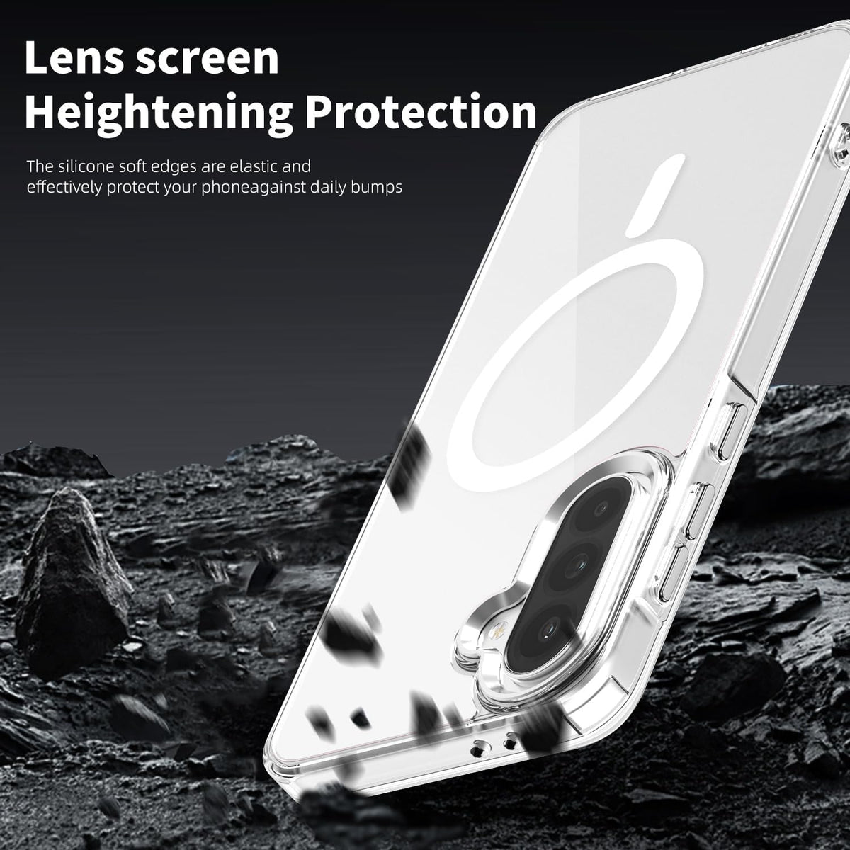 Samsung Galaxy S25 FE Hülle - Transparent - Stoßfestes MagSafe-Backcover