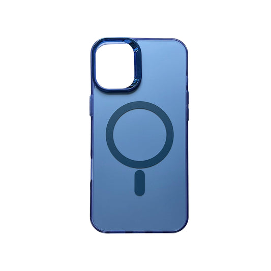 Apple iPhone 16 Plus Hoesje - Blauw - Fusion Armor MagSafe Back Cover