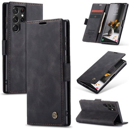 Samsung Galaxy S24 Ultra Case - Charcoal Gray - Slim Wallet Case