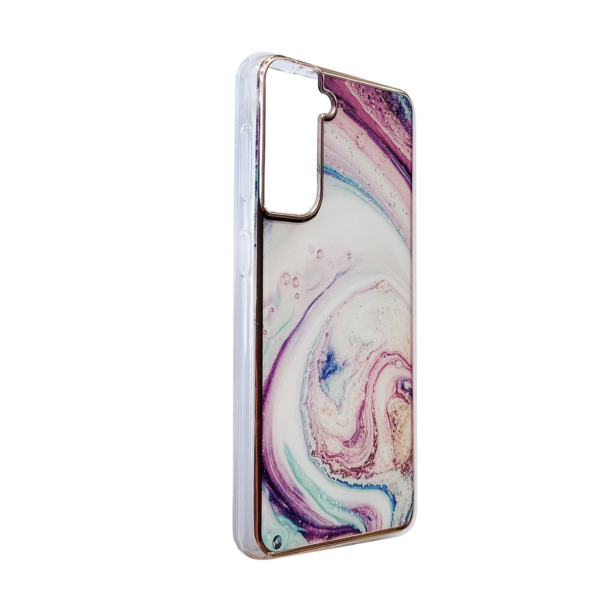 Samsung Galaxy S24 Hoesje - Twist - Siliconen Marmer Back Cover