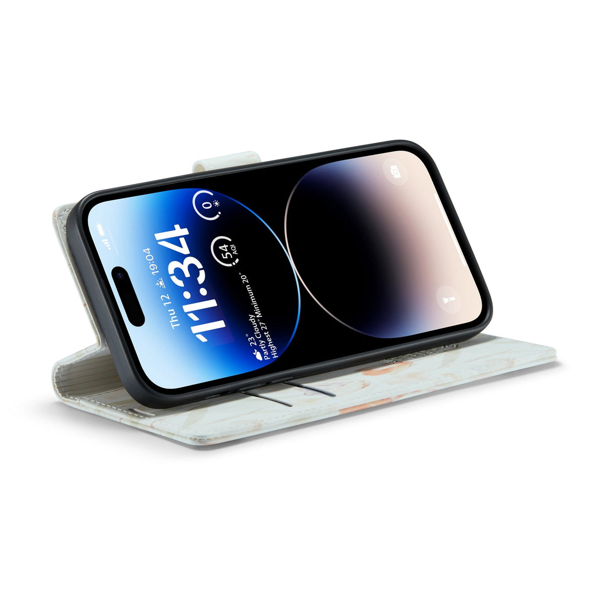 Apple iPhone 14 Pro Max Hoesje - Tulpen - Print Bookcase