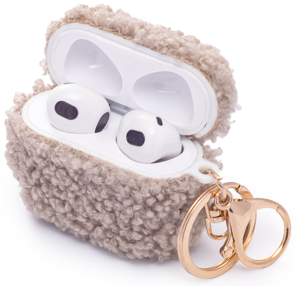 Apple AirPods 3 Hoesje - Teddy Furr - Grijs