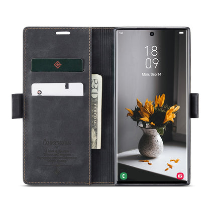 Samsung Galaxy S24 Ultra Case - Charcoal Gray - Slim Wallet Case