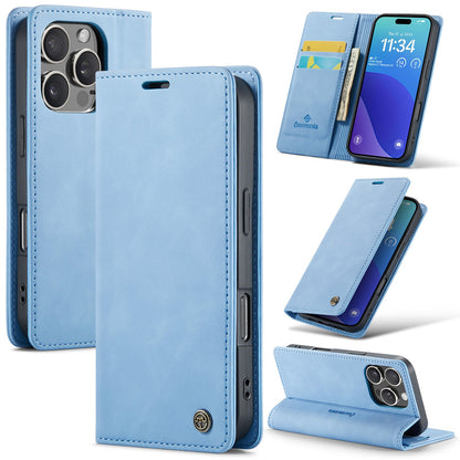 Apple iPhone 16 Pro Hoesje - Sky Blue - Dunne Bookcase