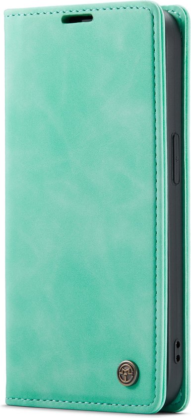 Apple iPhone 14 Pro Max Hülle - Tropical Mint - Schlanke Klapphülle mit Kartenfach